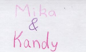 Mika & Kandy Guzmer Heads Up/Taboo Card
